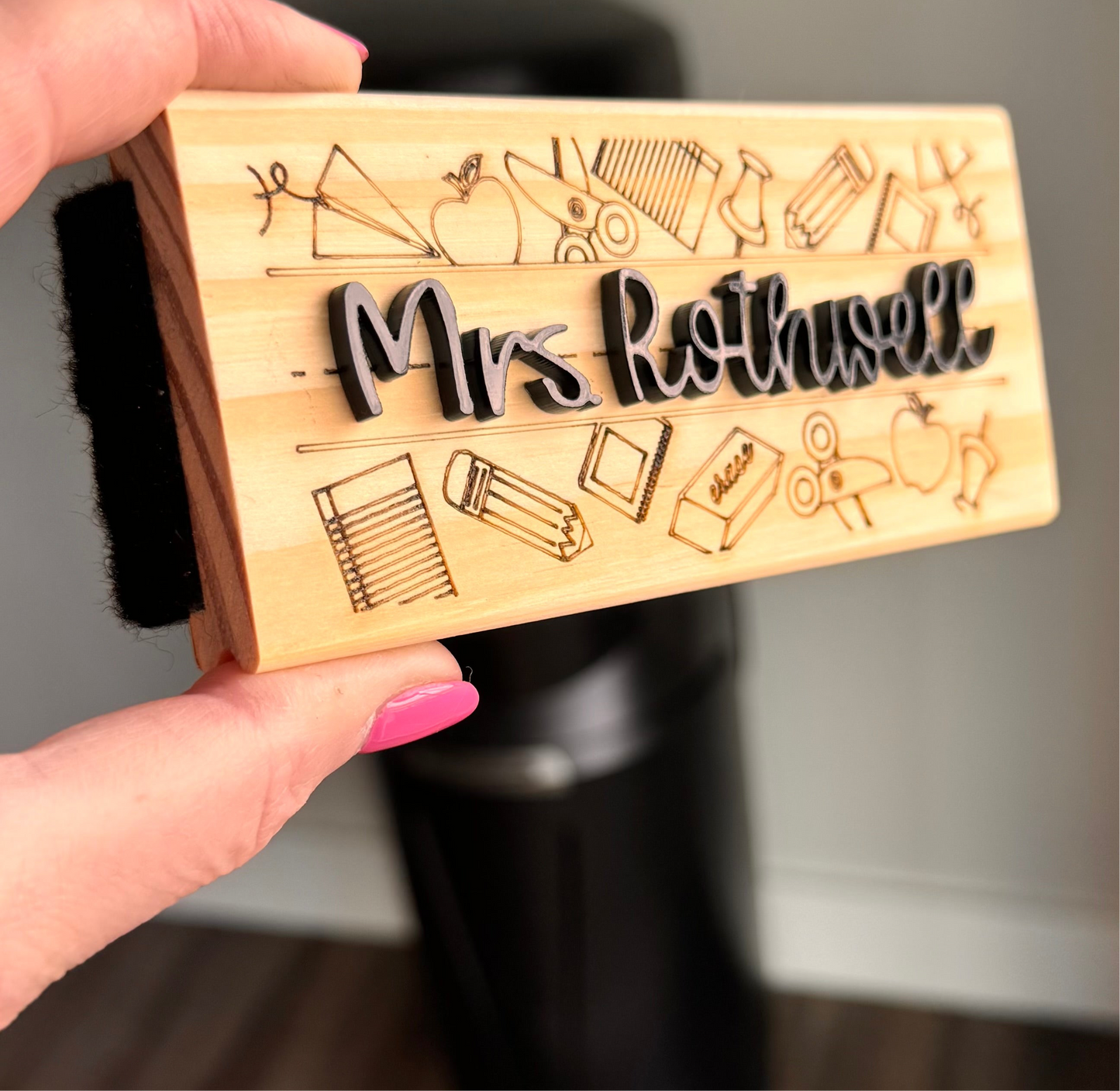 Personalized Teacher Eraser