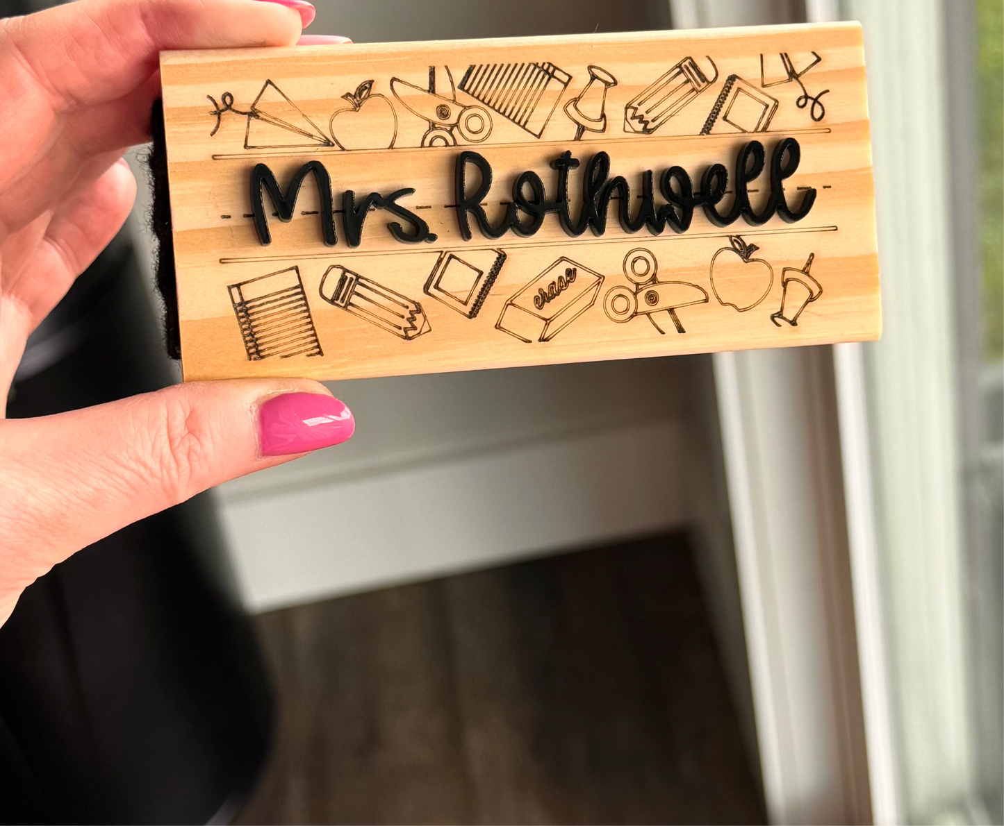Personalized Teacher Eraser