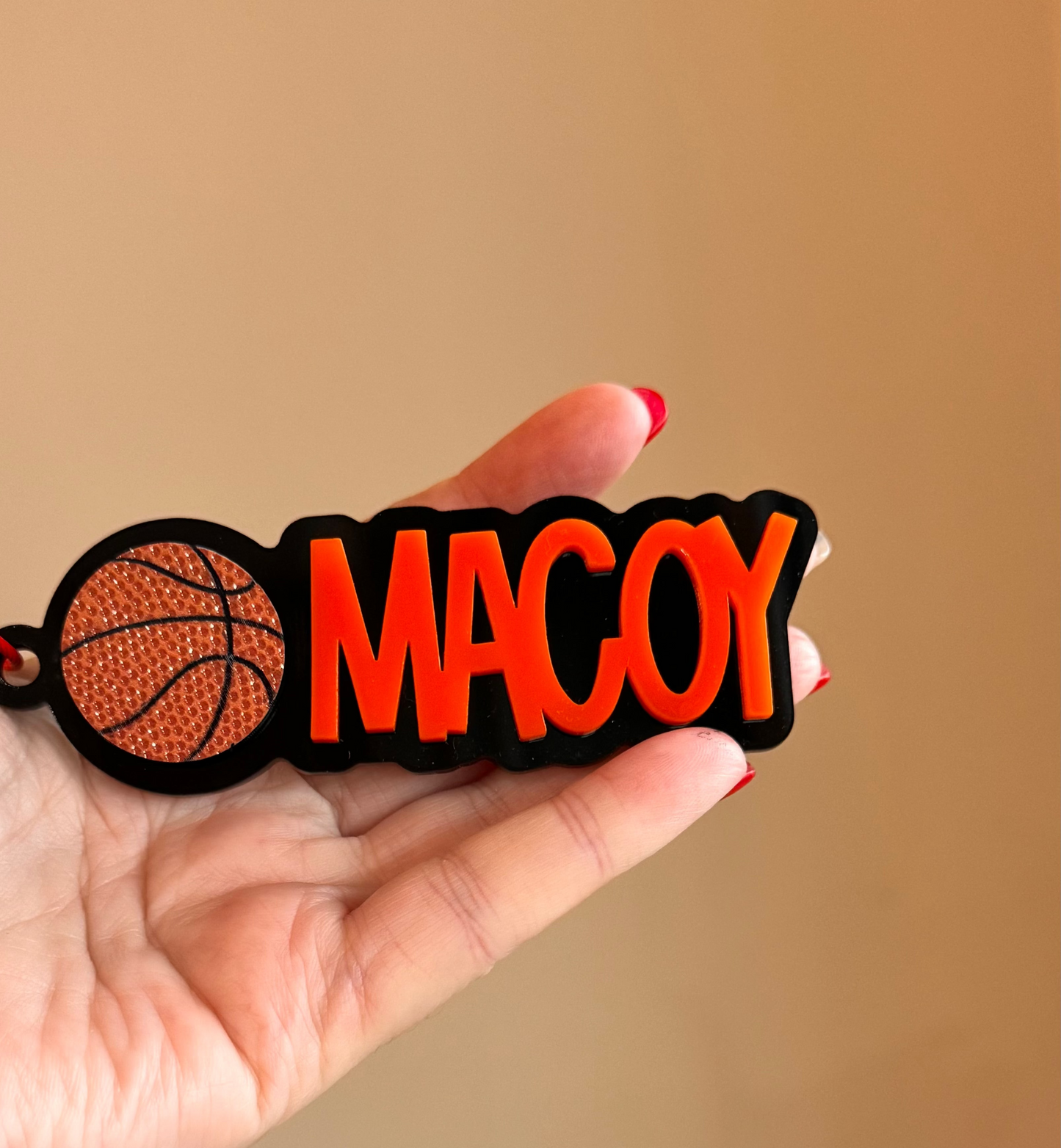 Basketball Bag Tag