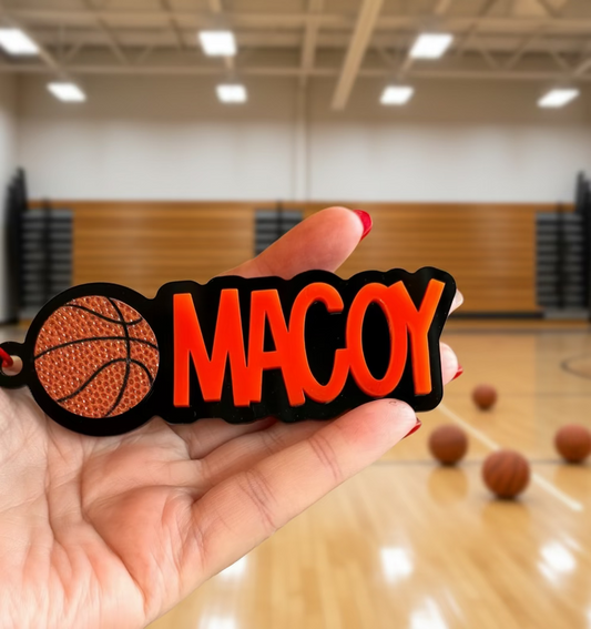 Basketball Bag Tag