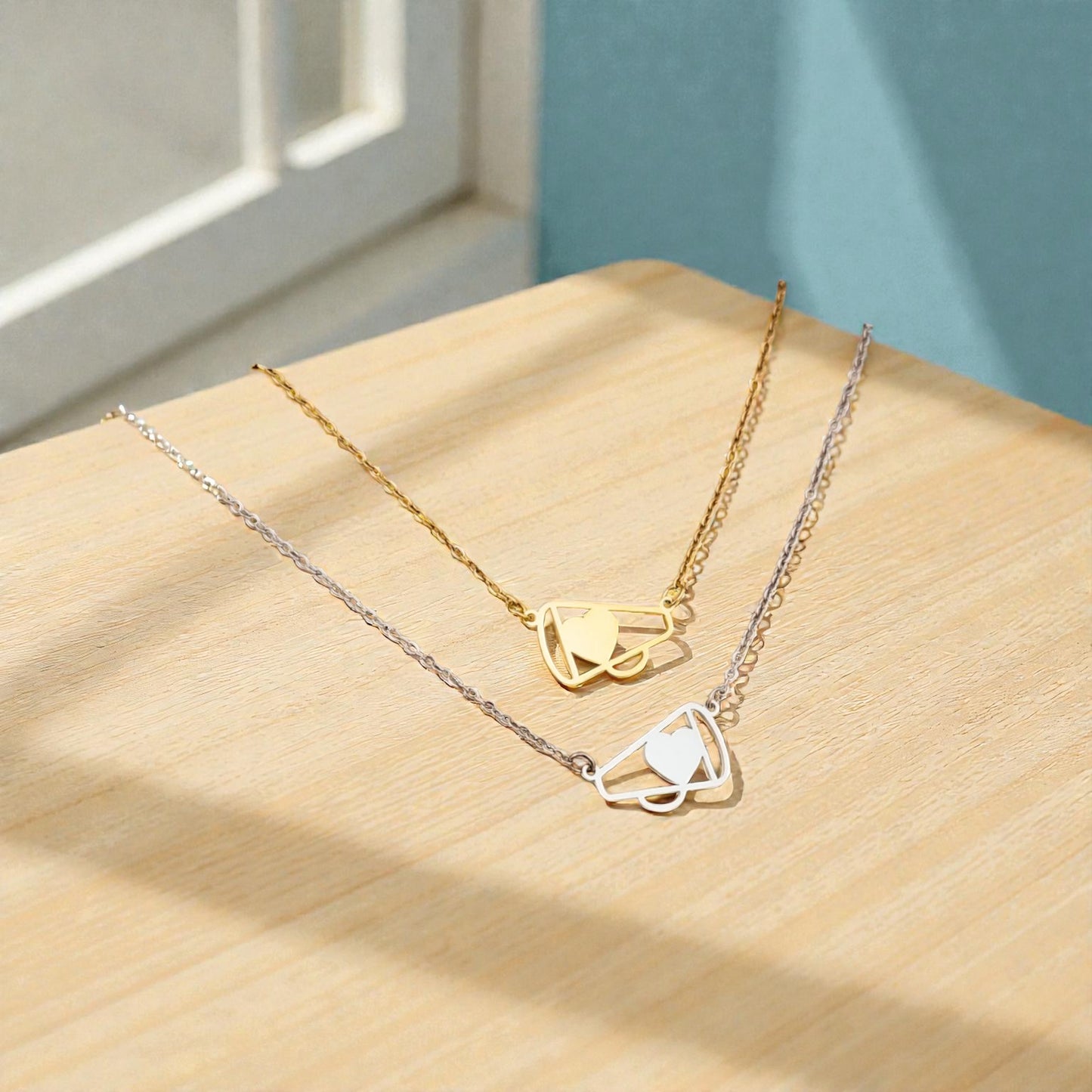 Cheer Necklace (Silver or Gold)
