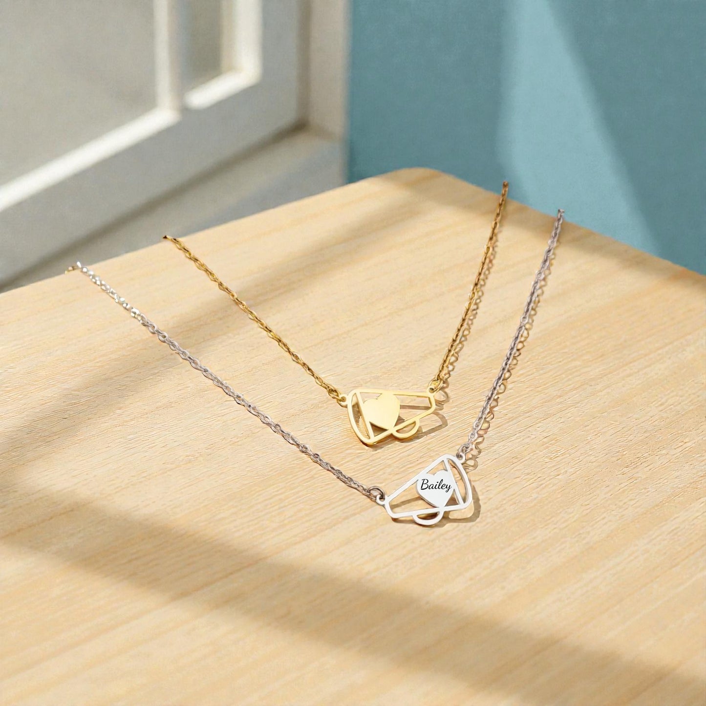 Cheer Necklace (Silver or Gold)